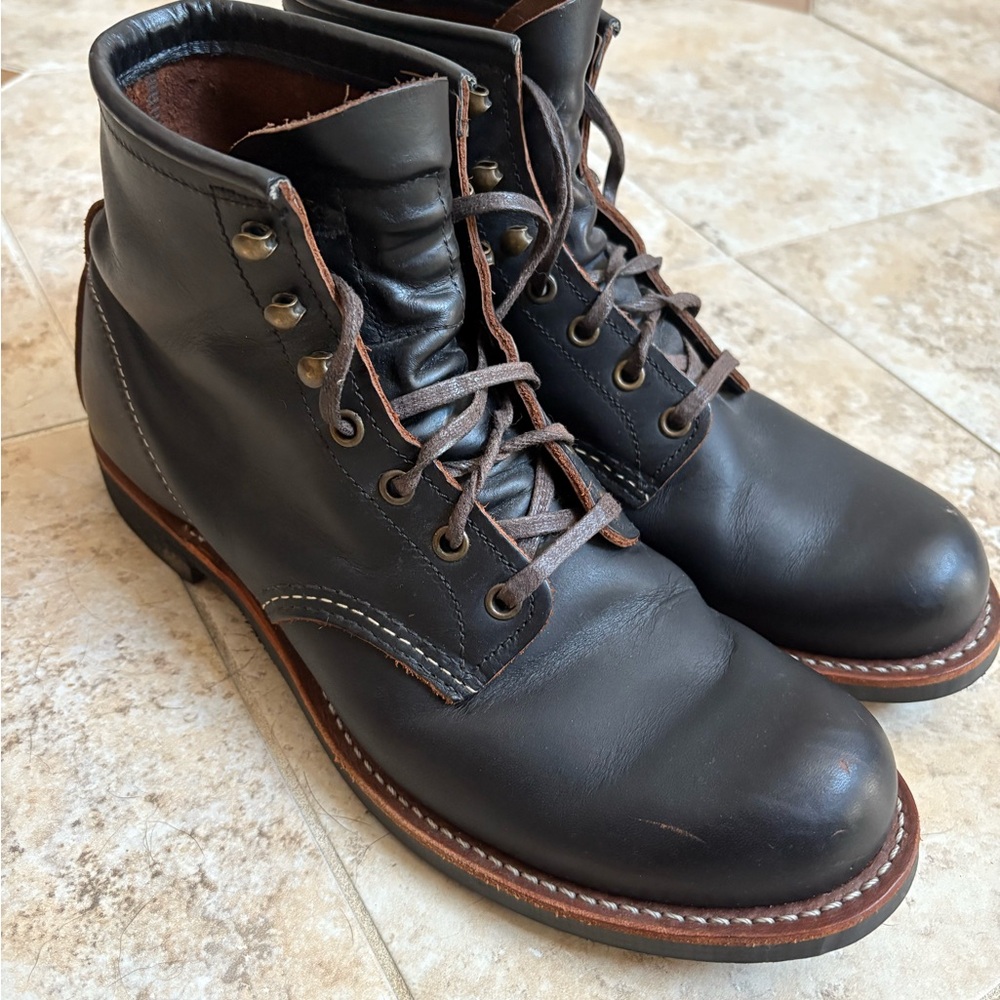 Red Wing 3345 Blacksmith 6” Black Prairie Leather Men's Boots